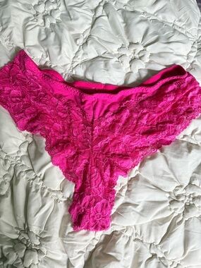 Ladies womens Lace Cheeky Bikini Panty thong